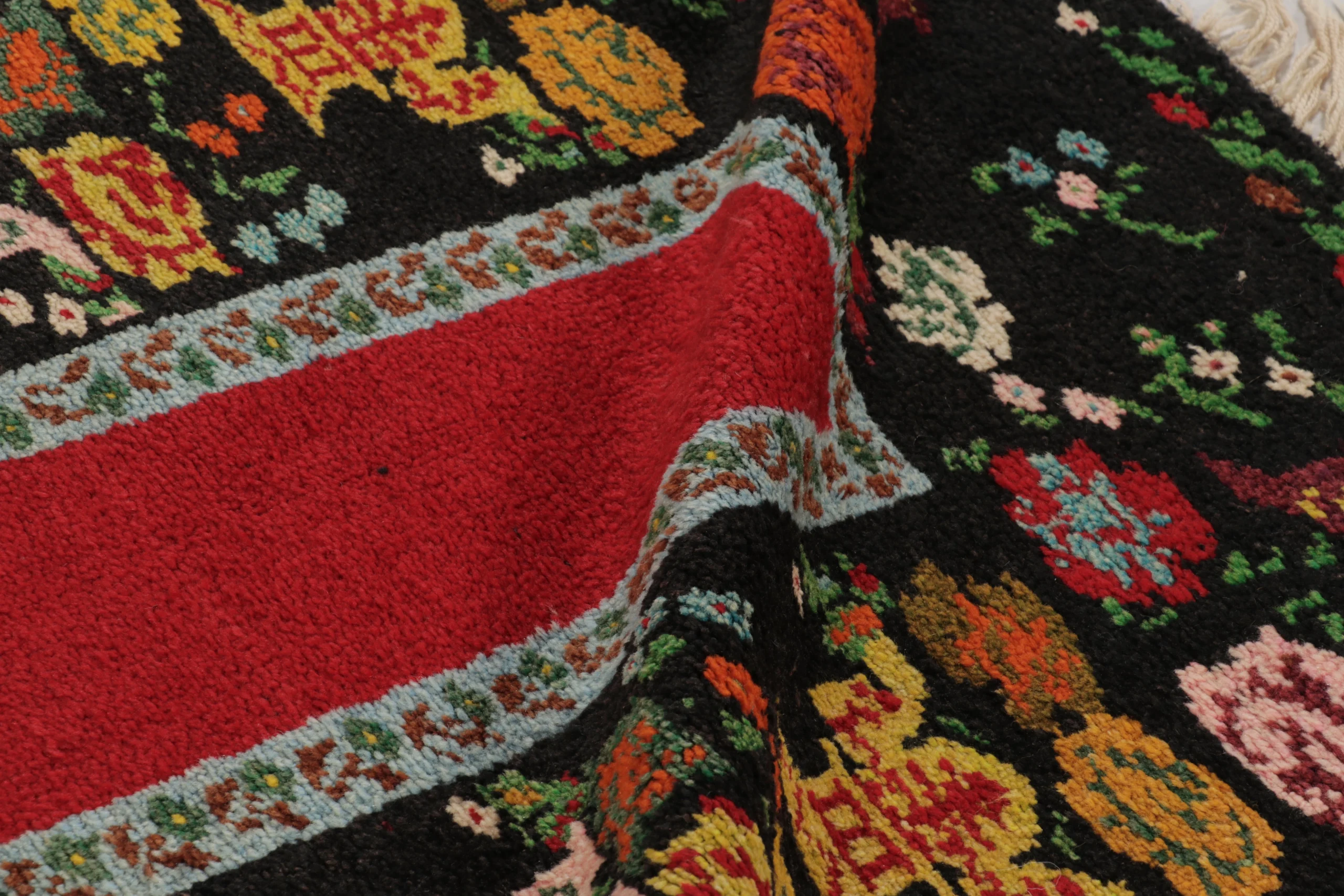 Vintage Turkish Tulu Runner Rug