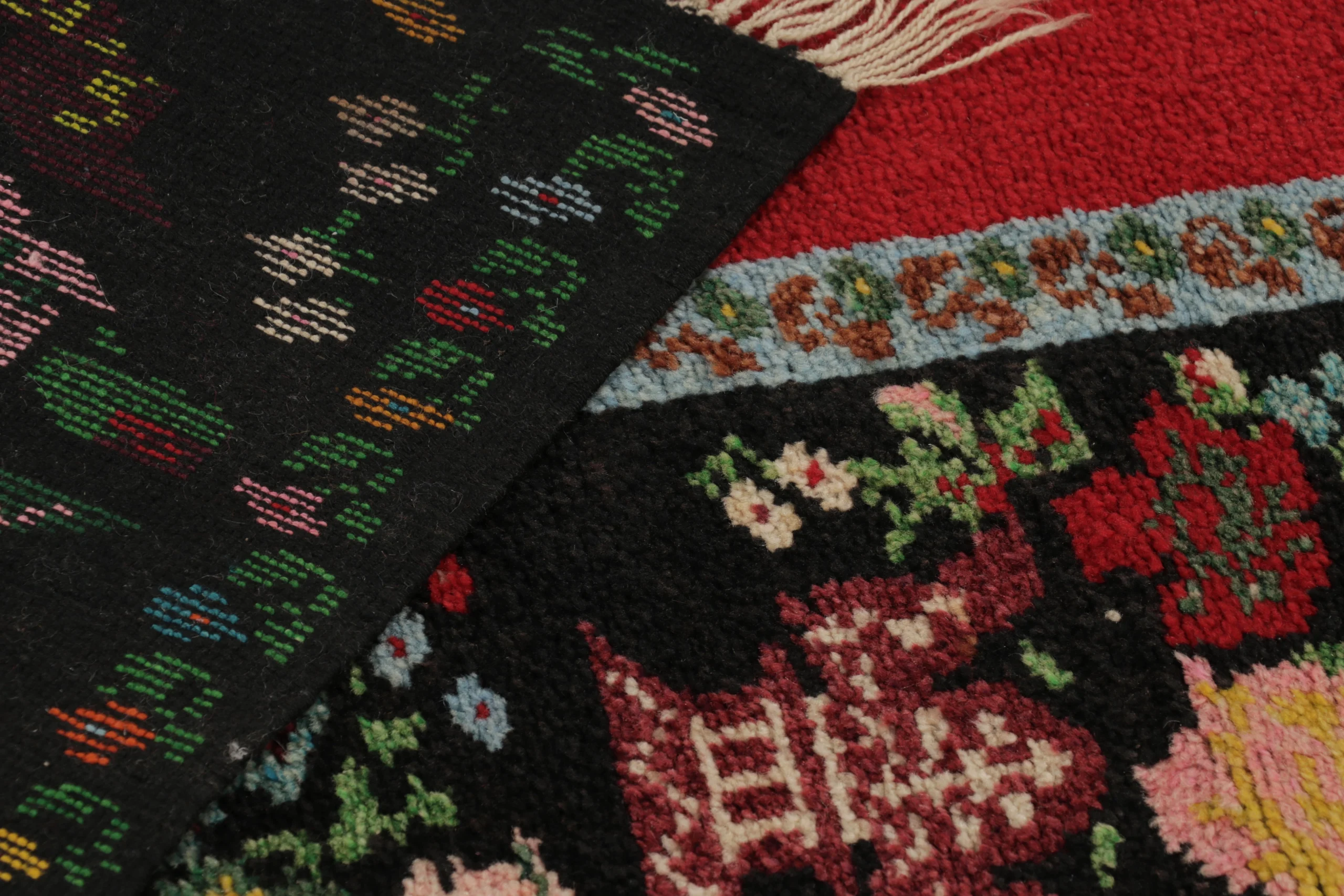 Vintage Turkish Tulu Runner Rug