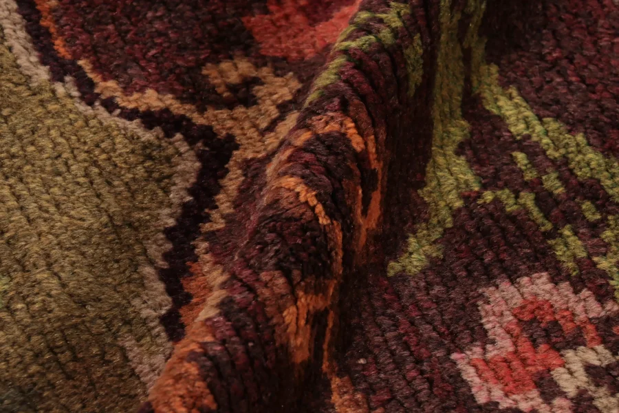 Vintage Tulu Floral Medallion Rug