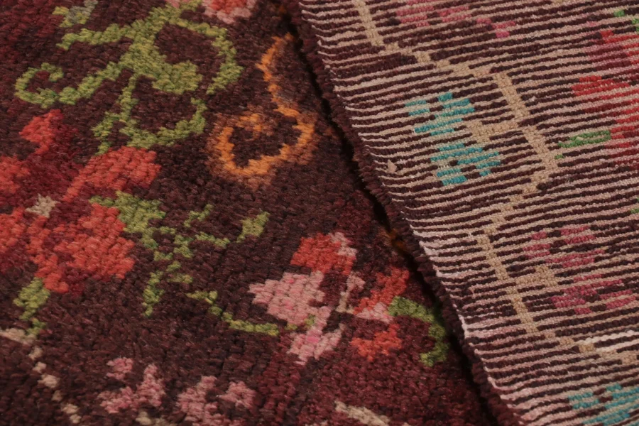 Vintage Tulu Floral Medallion Rug
