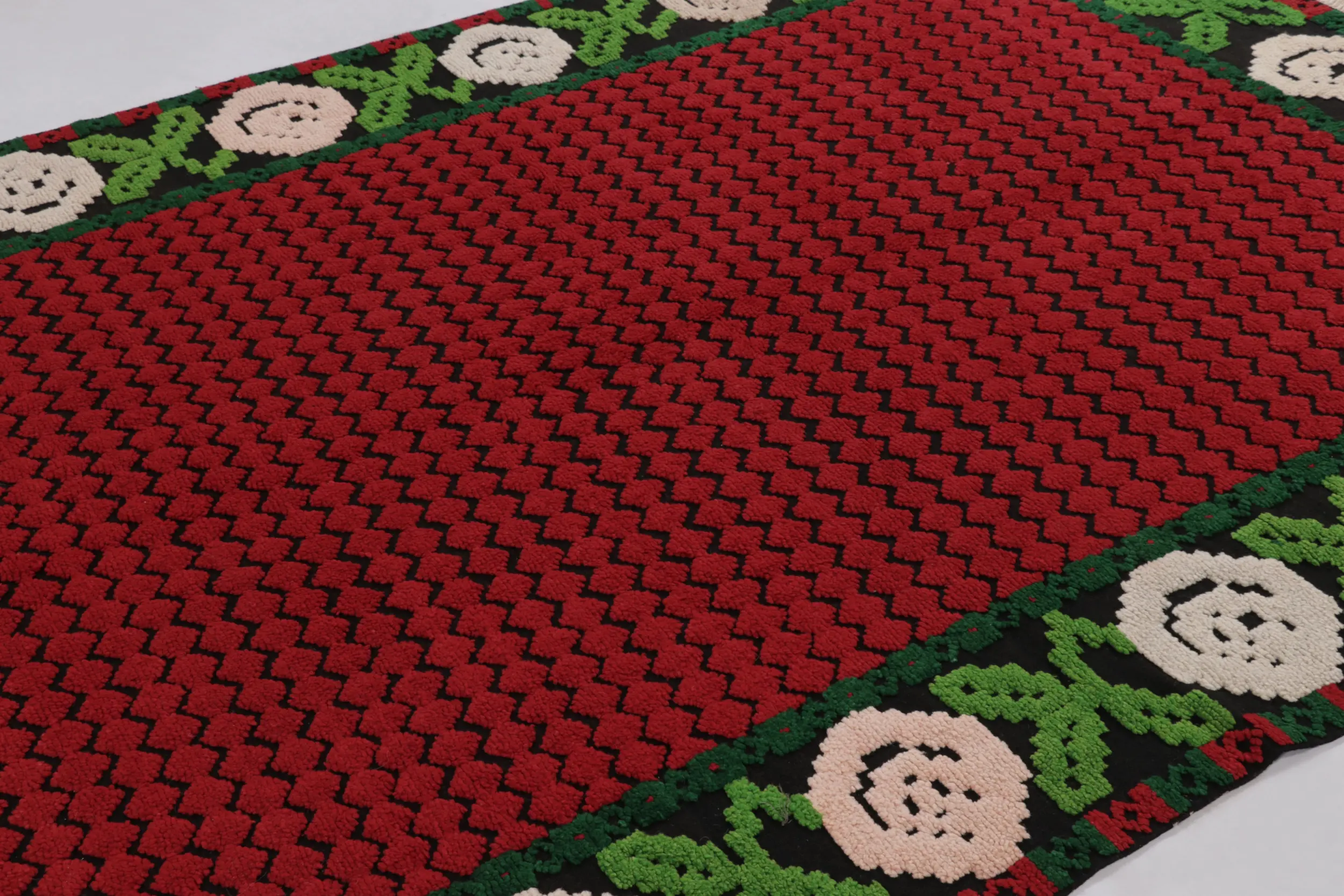 Vintage Tulu Geometric Rug