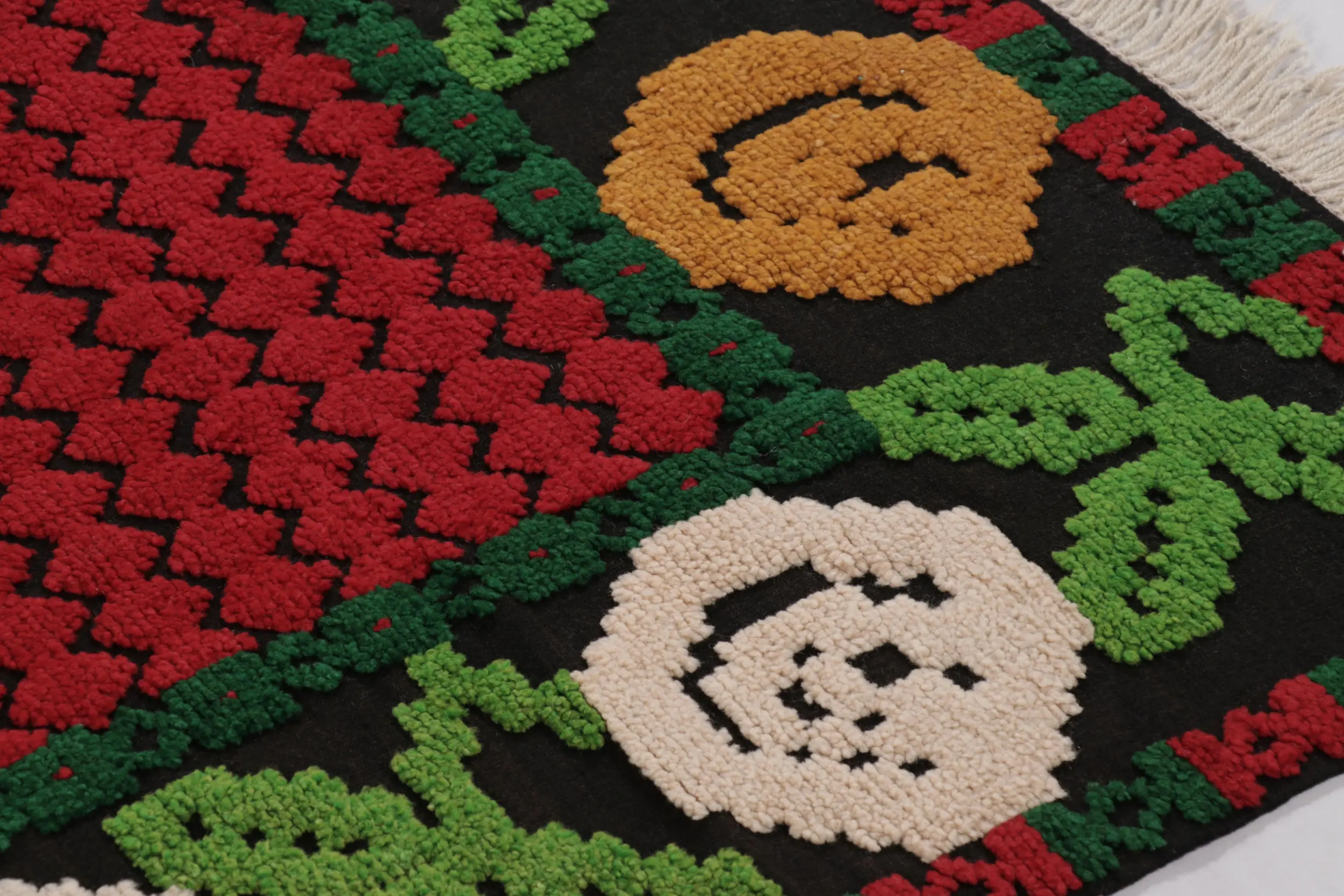 Vintage Tulu Geometric Rug