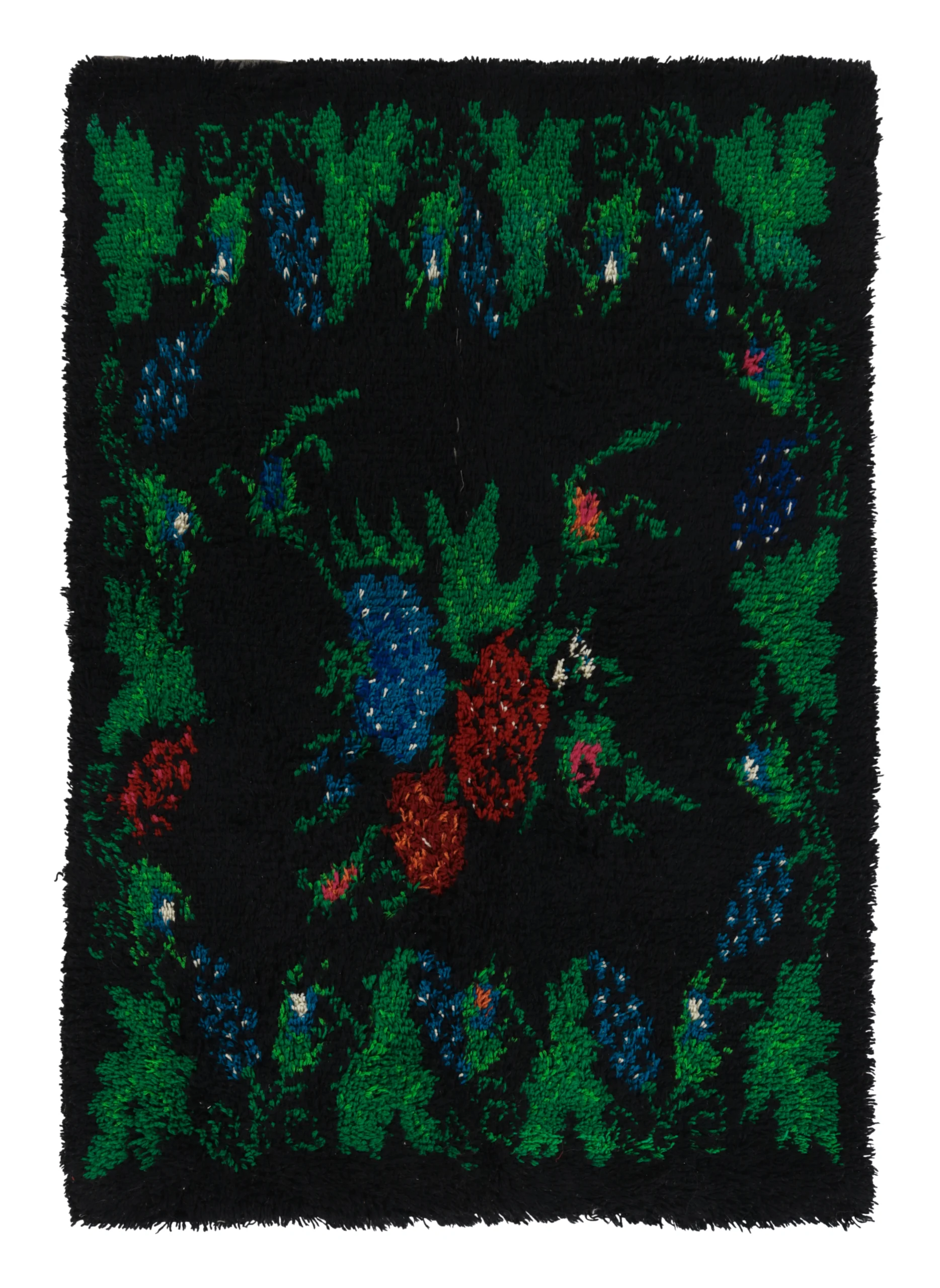 Vintage Turkish Tulu Rug