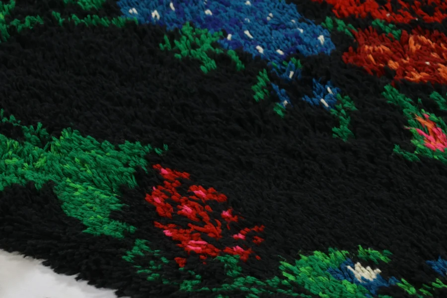 Vintage Turkish Tulu Rug