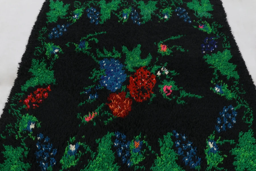 Vintage Turkish Tulu Rug