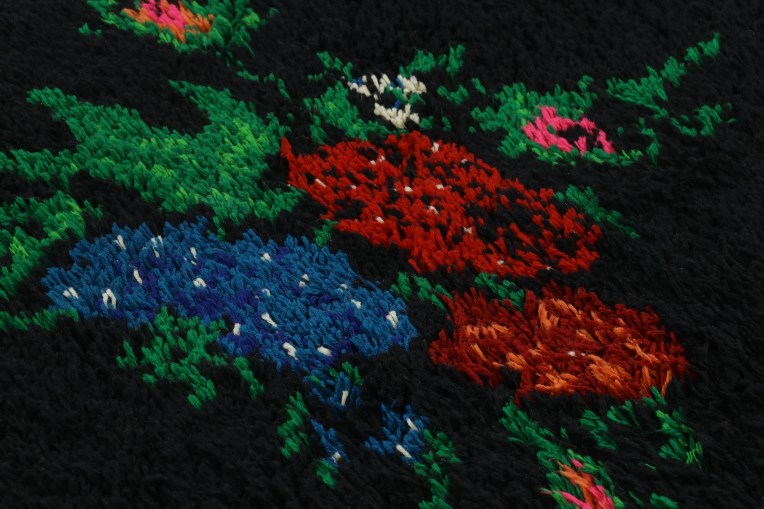 Vintage Turkish Tulu Rug