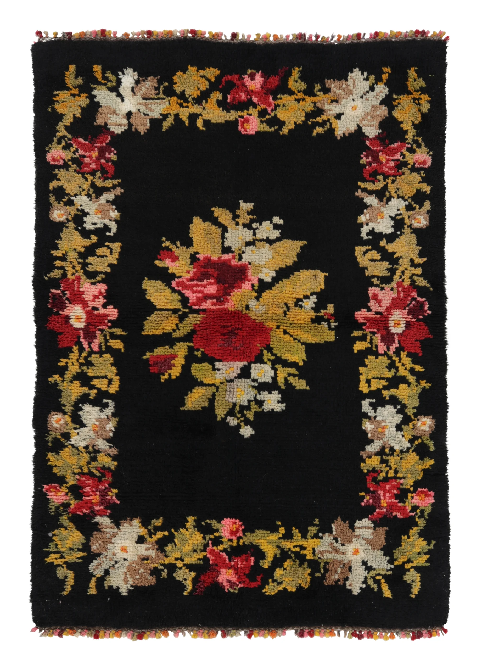 Vintage Turkish Tulu Rug