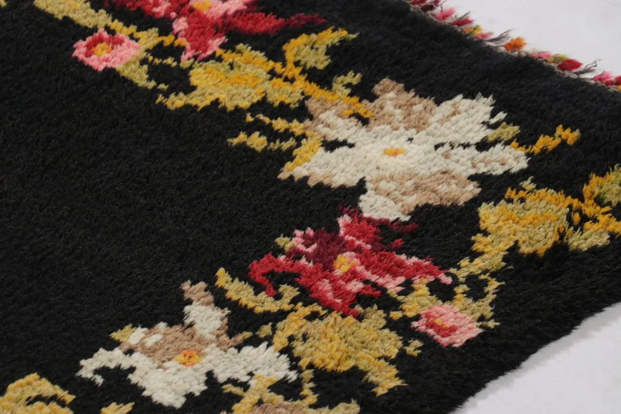 Vintage Turkish Tulu Rug
