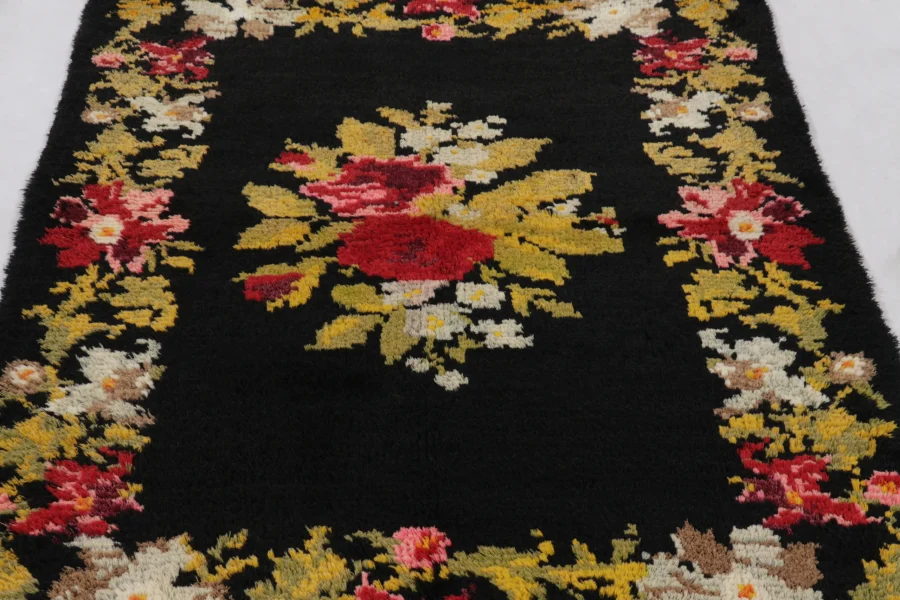 Vintage Turkish Tulu Rug