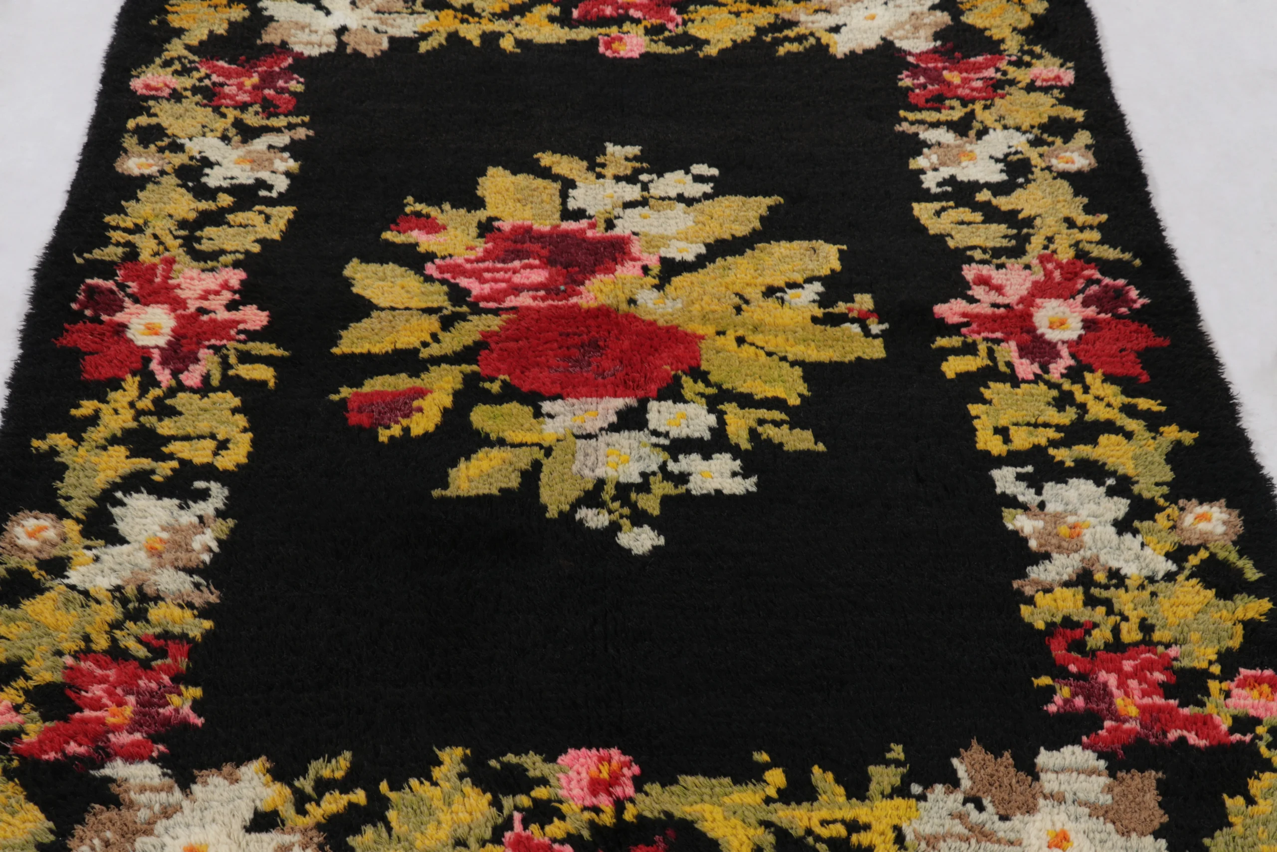 Vintage Turkish Tulu Rug