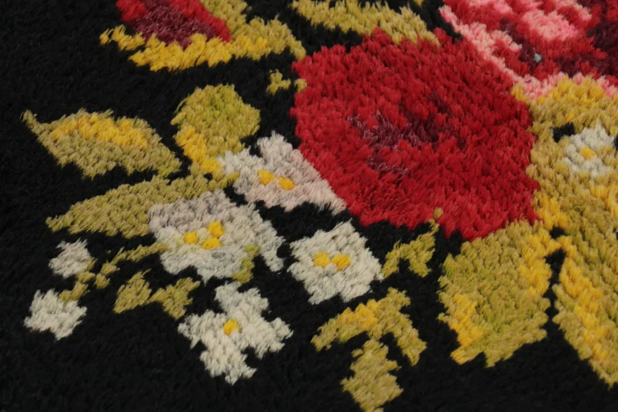 Vintage Turkish Tulu Rug