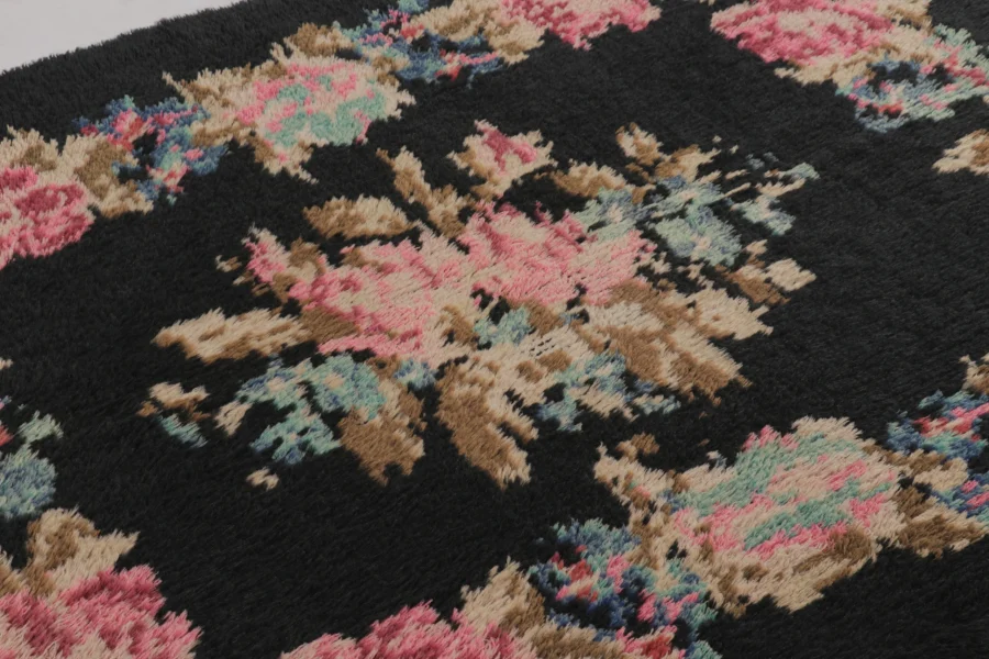 Vintage Turkish Tulu Runner Rug