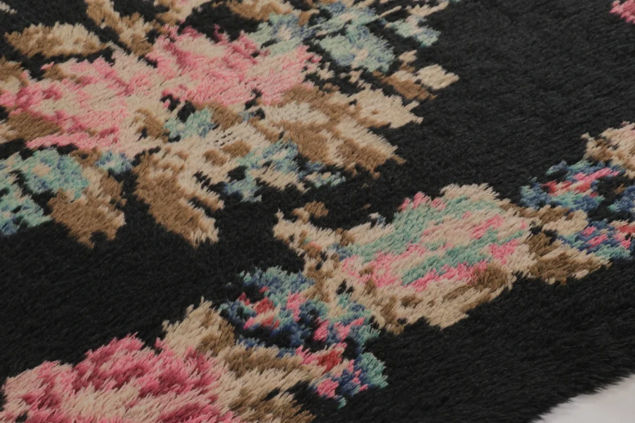 Vintage Turkish Tulu Runner Rug