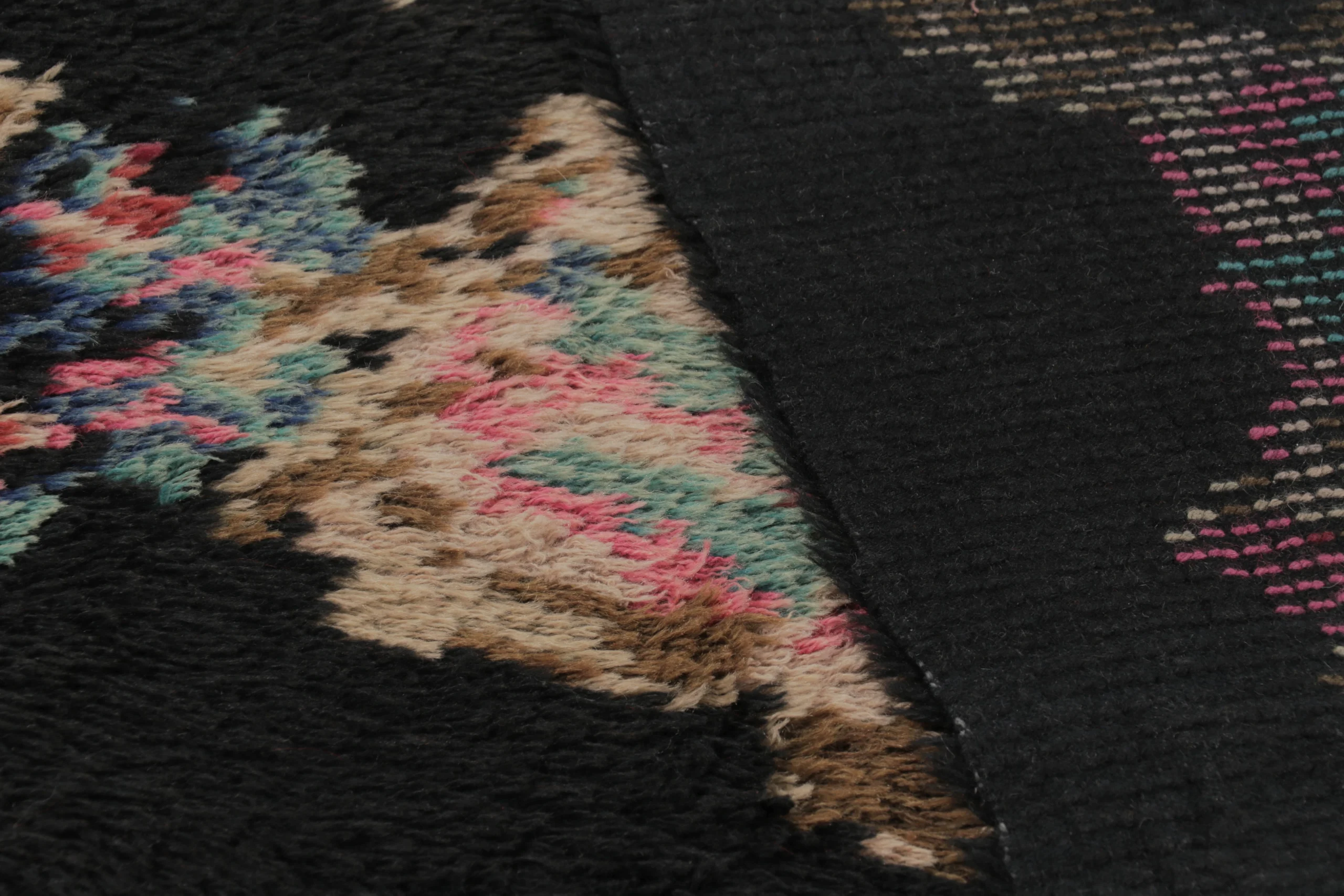 Vintage Turkish Tulu Runner Rug