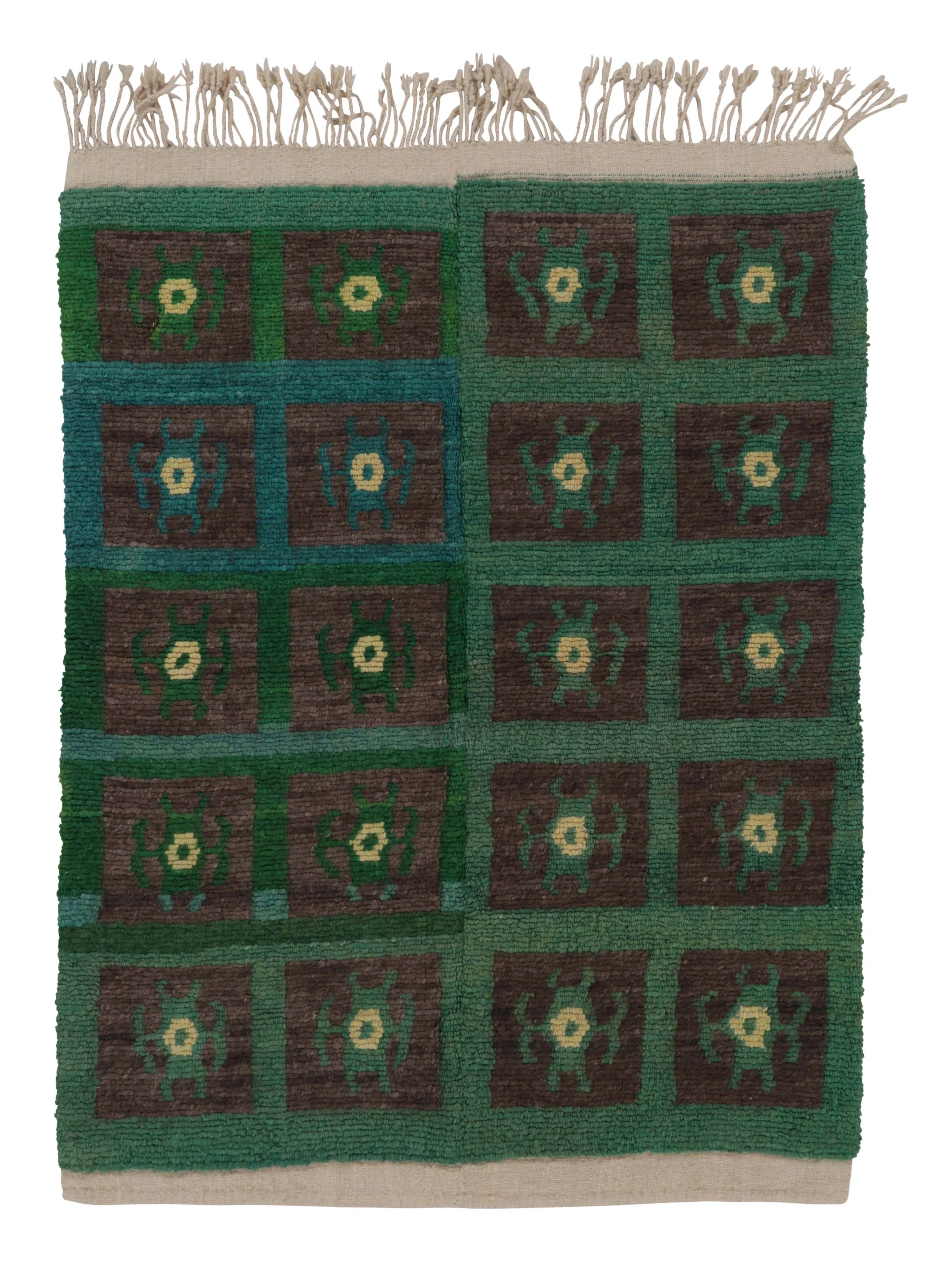 Vintage Turkish Tulu Rug