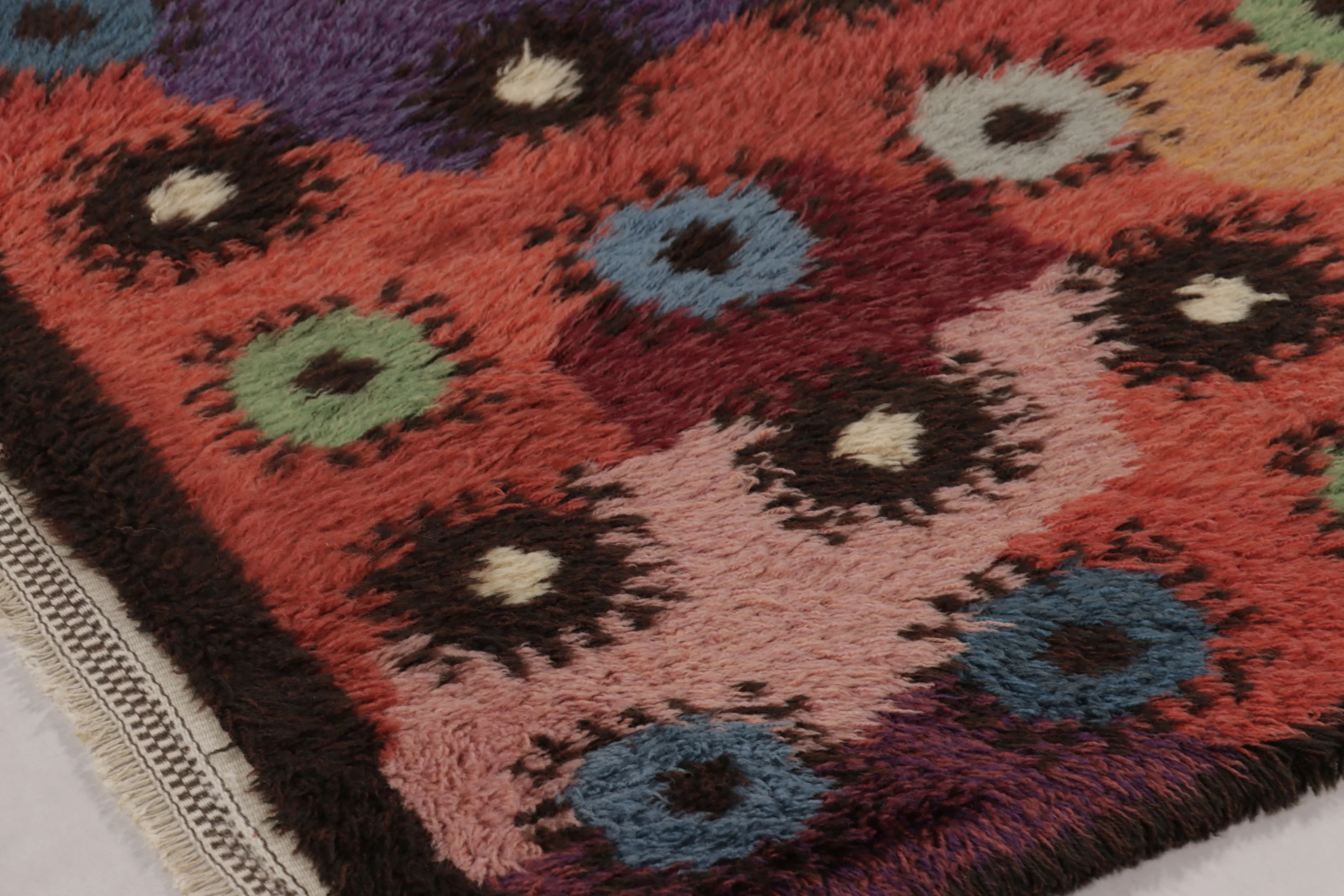 Vintage Turkish Tulu Rug