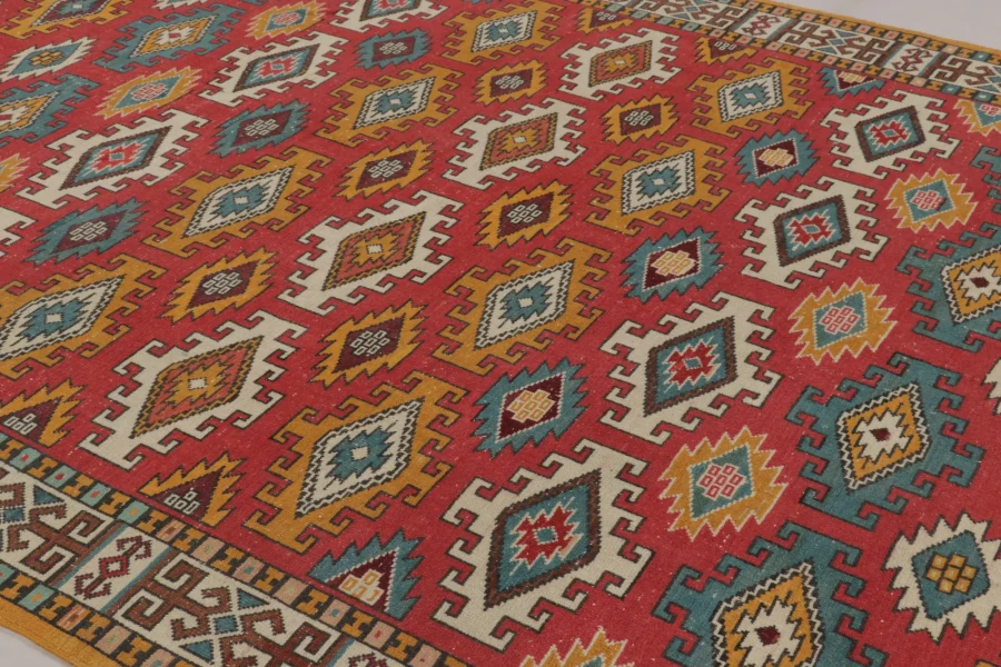 Vintage Turkish Oushak Rug