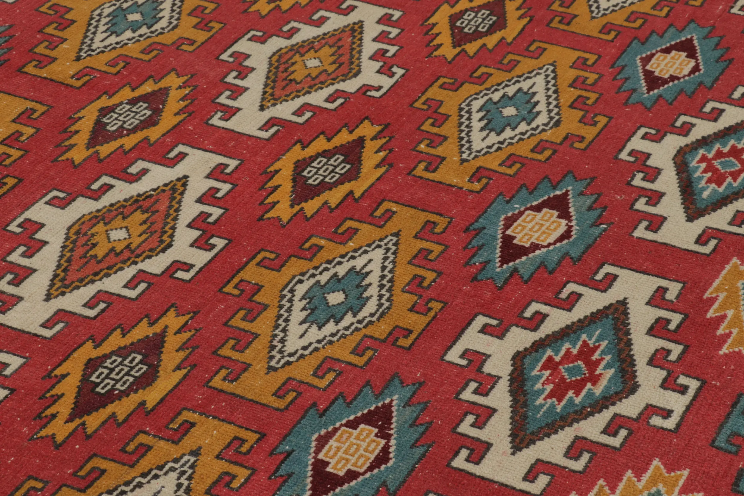 Vintage Turkish Oushak Rug