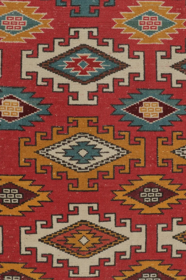 Vintage Turkish Oushak Rug