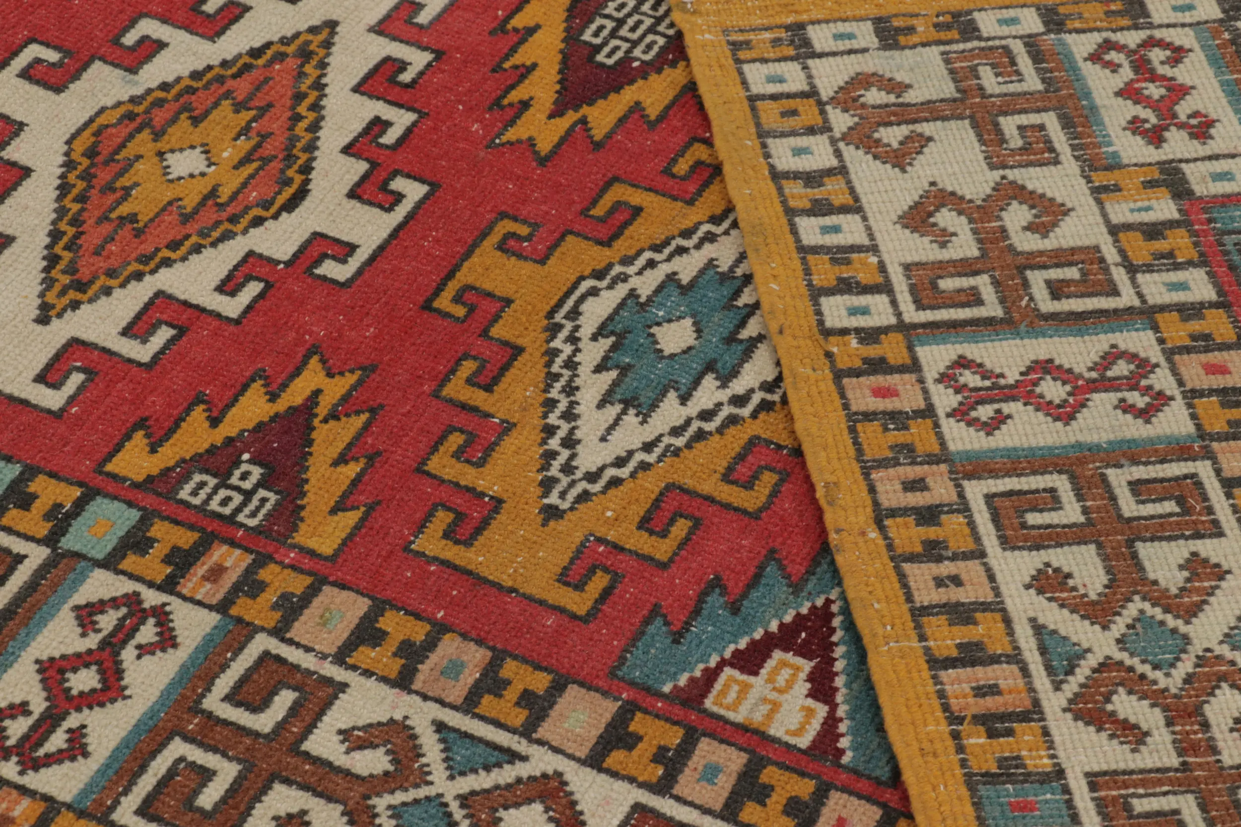 Vintage Turkish Oushak Rug