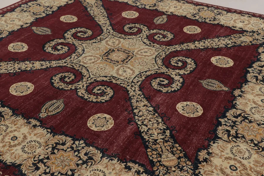 Vintage Tabriz Rug