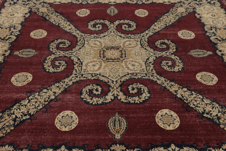Vintage Tabriz Rug