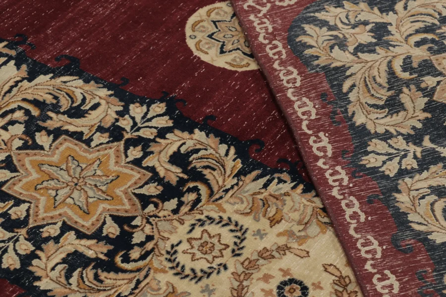 Vintage Tabriz Rug