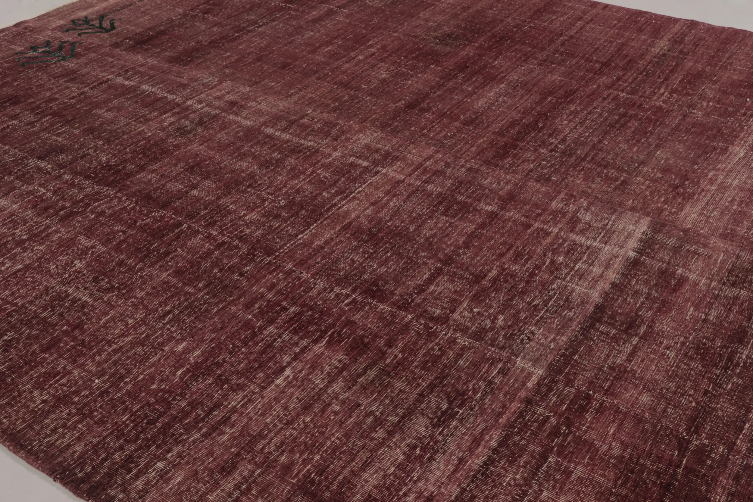 Vintage Turkish Distressed Rug