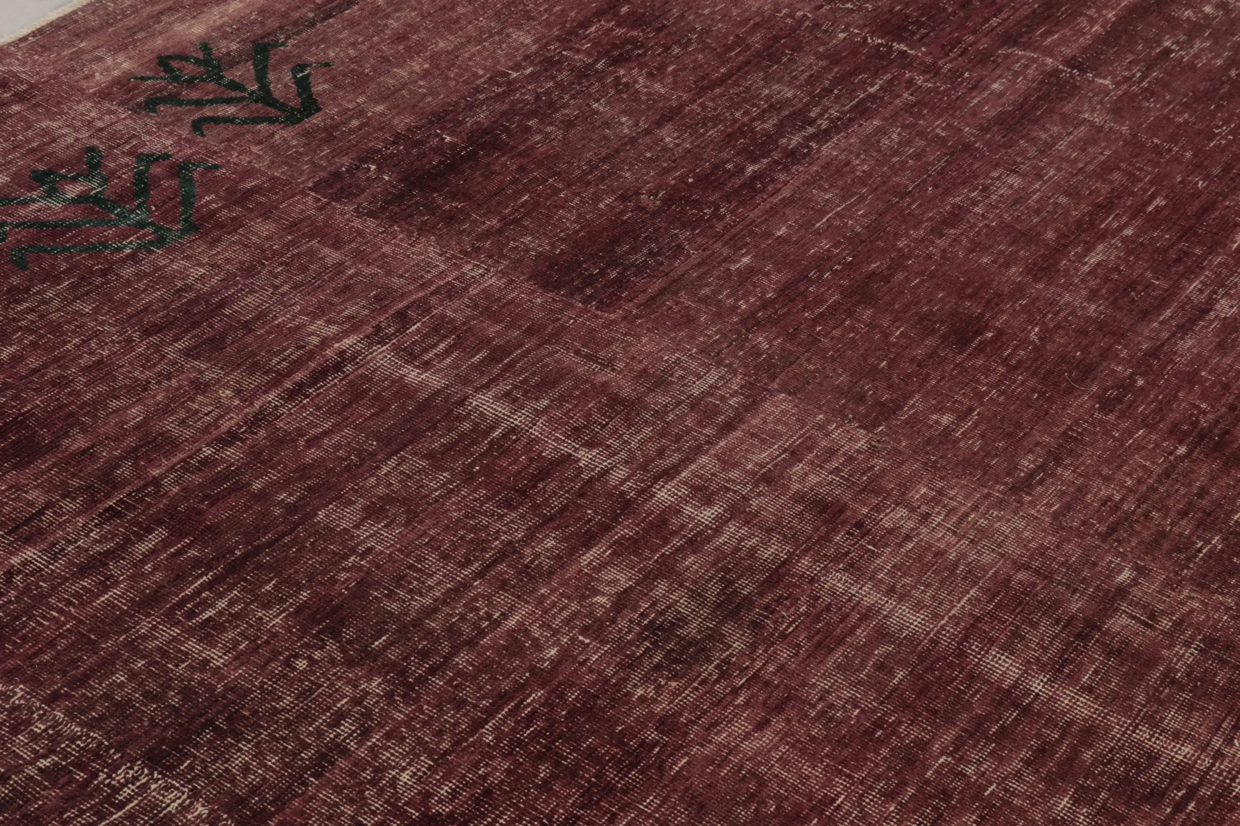 Vintage Turkish Distressed Rug