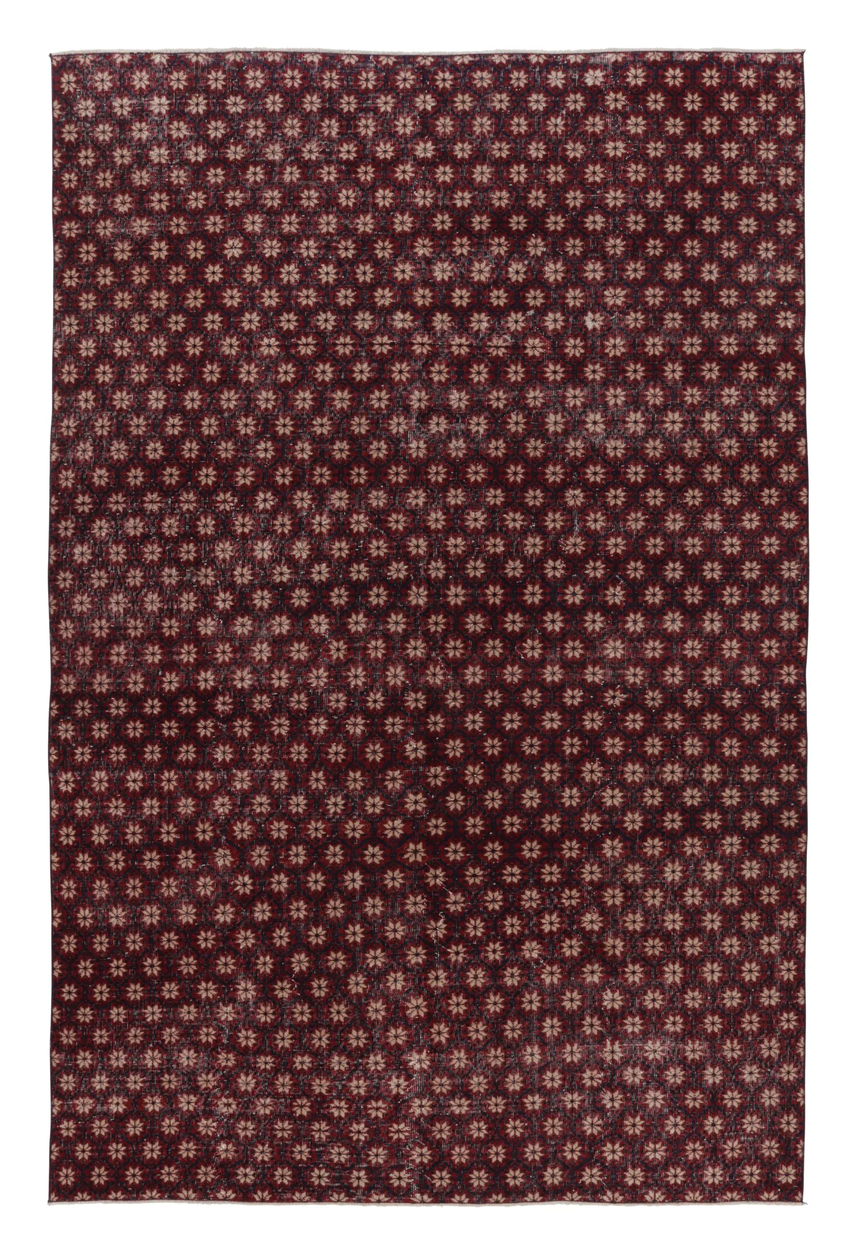 Vintage Turkish Distressed Rug