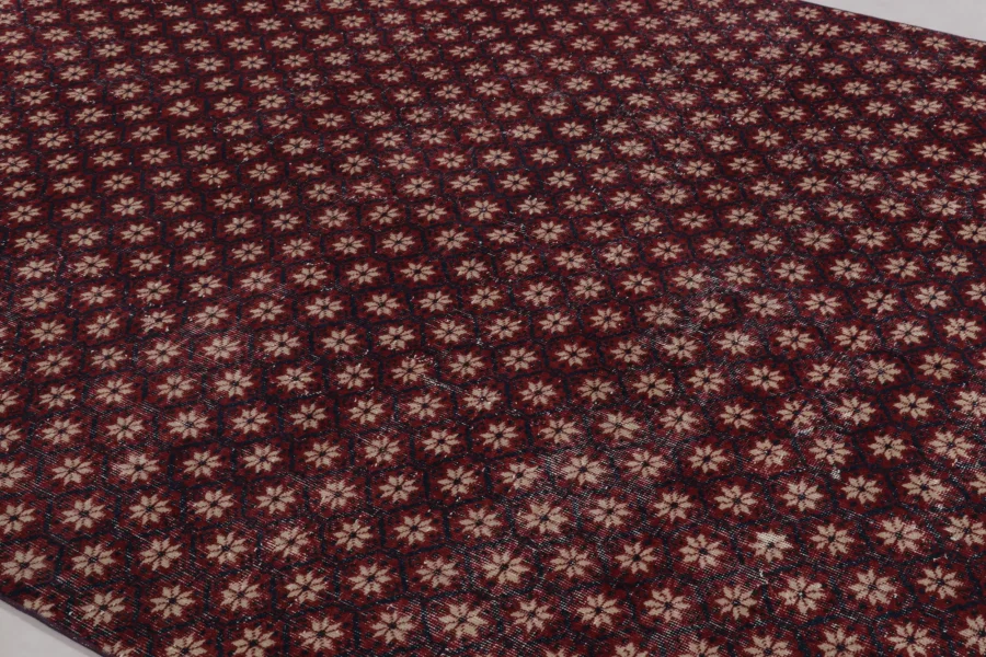 Vintage Turkish Distressed Rug