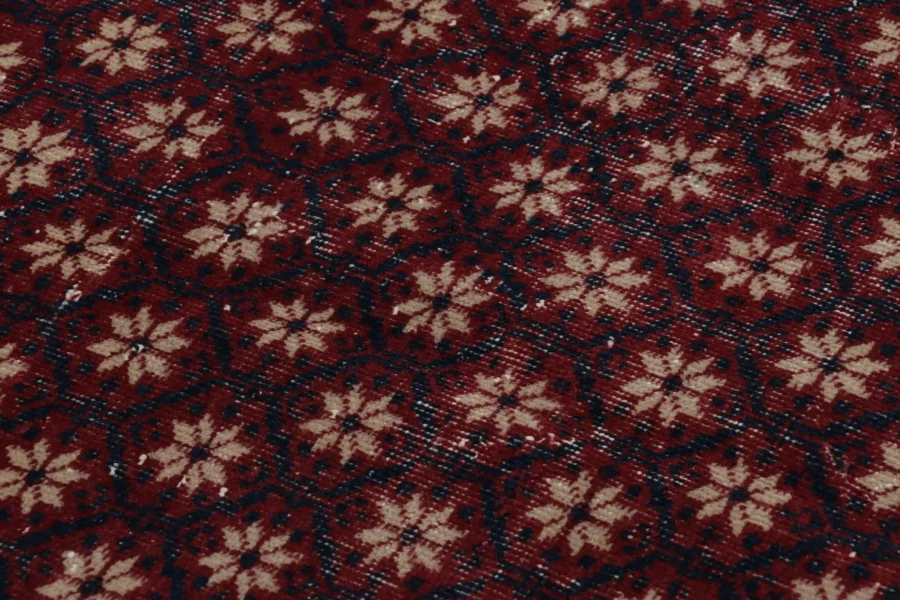 Vintage Turkish Distressed Rug