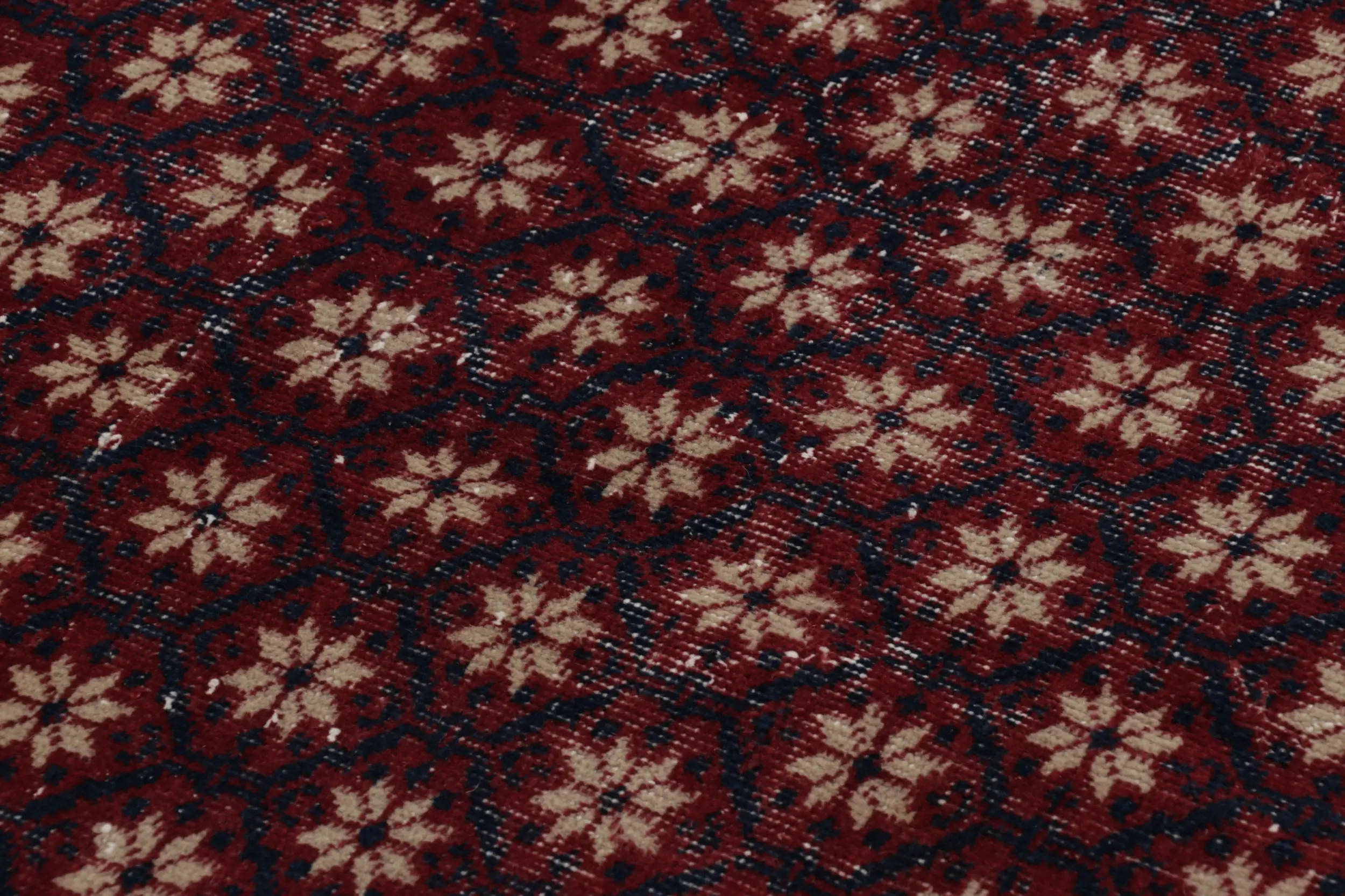 Vintage Turkish Distressed Rug
