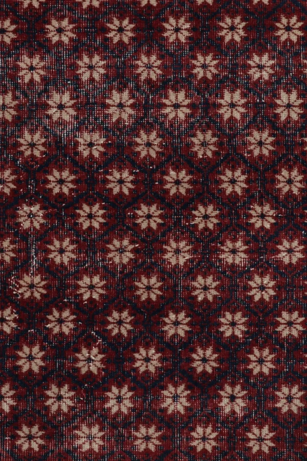 Vintage Turkish Distressed Rug