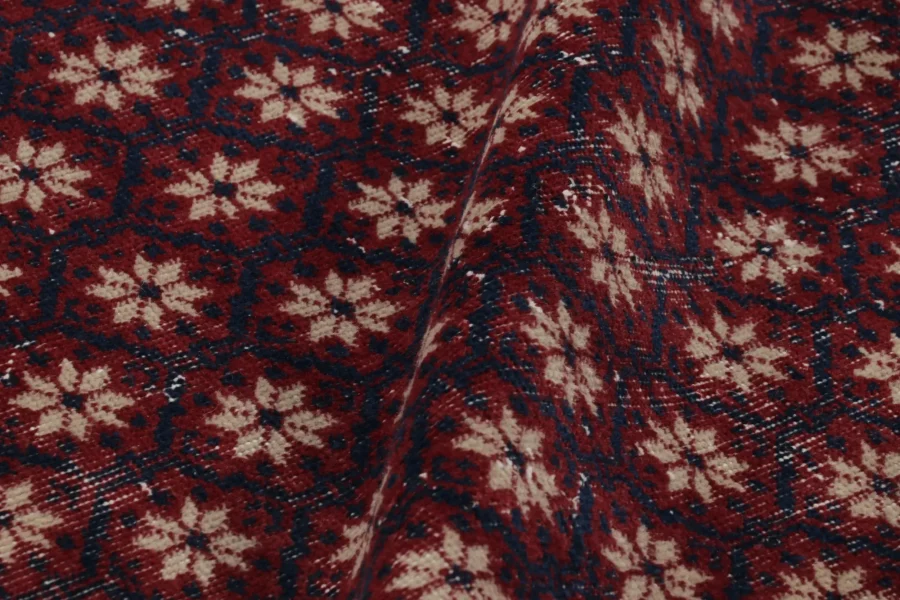 Vintage Turkish Distressed Rug