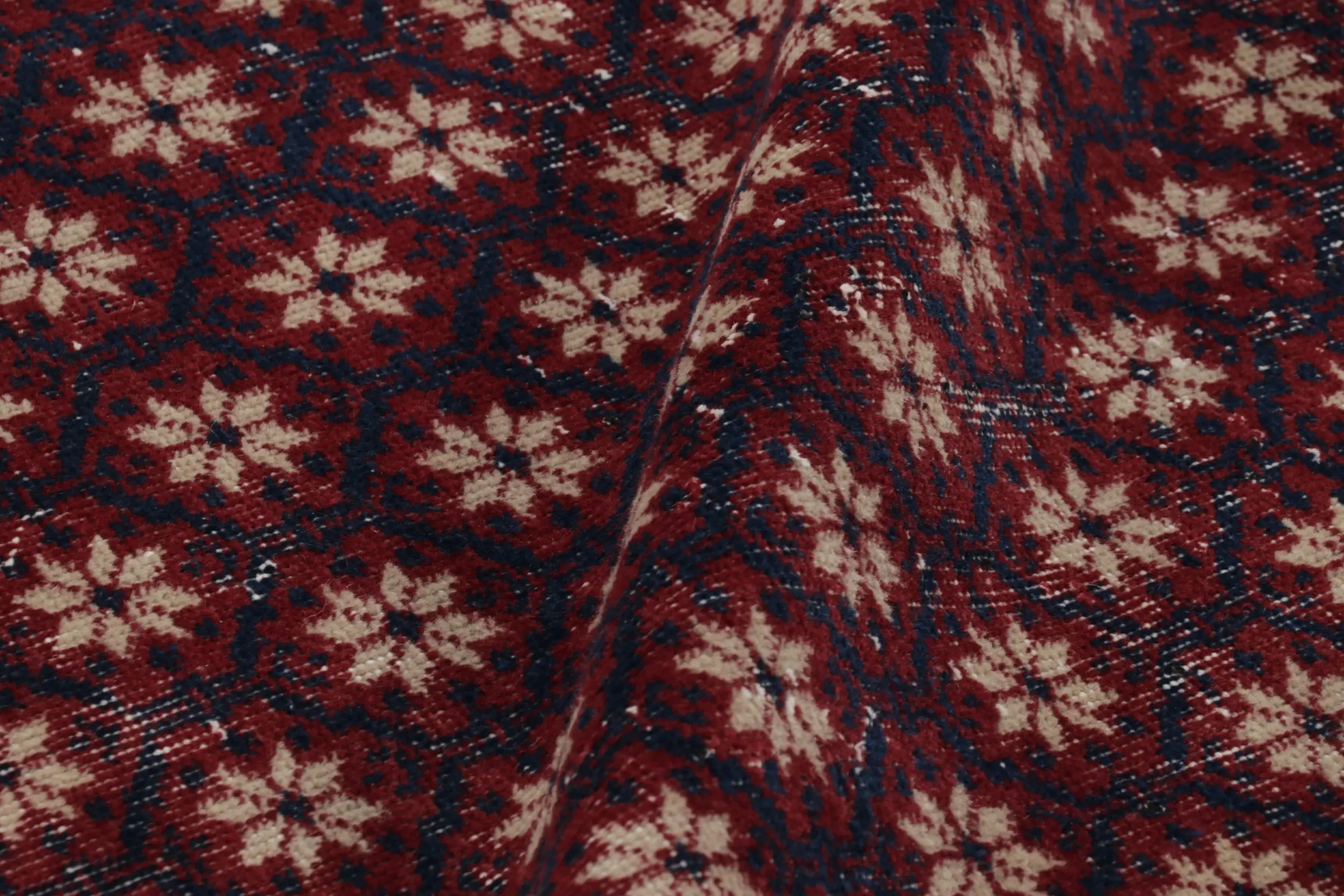 Vintage Turkish Distressed Rug