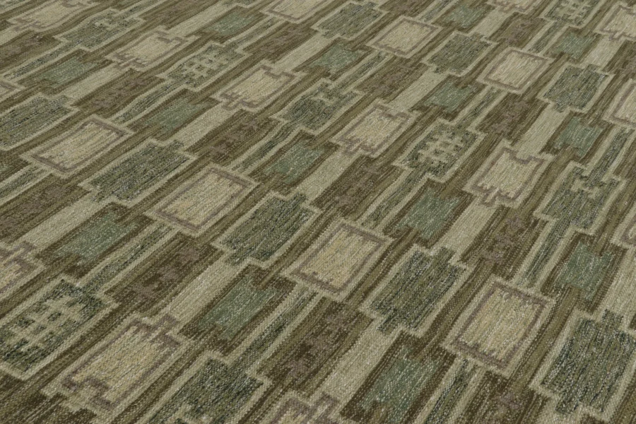 Modern Scandinavian Geometric Rug