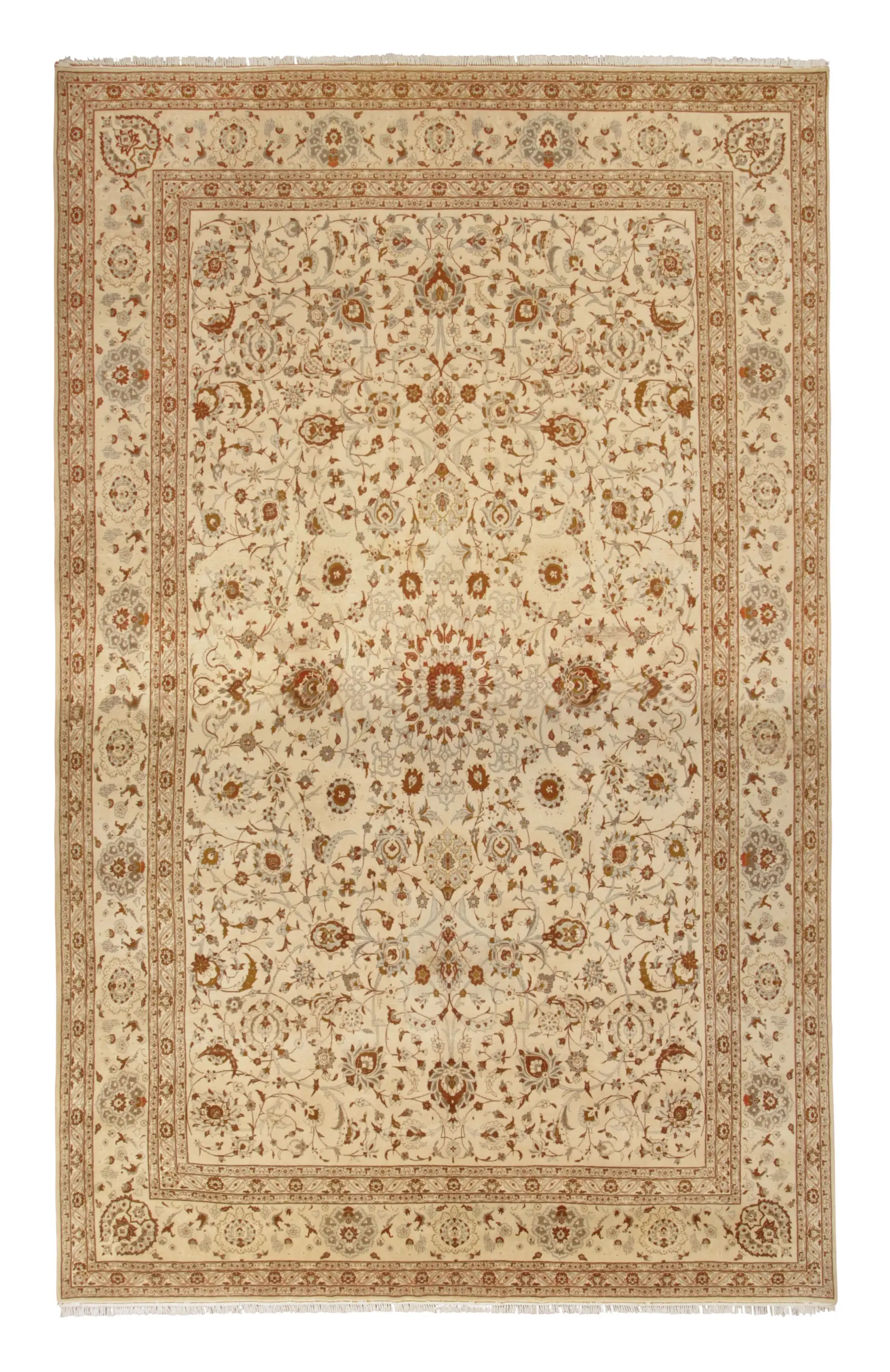 Oversized Vintage Kashan Persian Rug