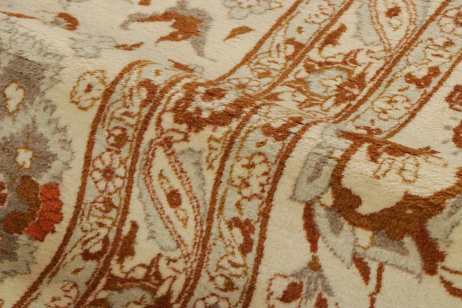 Oversized Vintage Kashan Persian Rug
