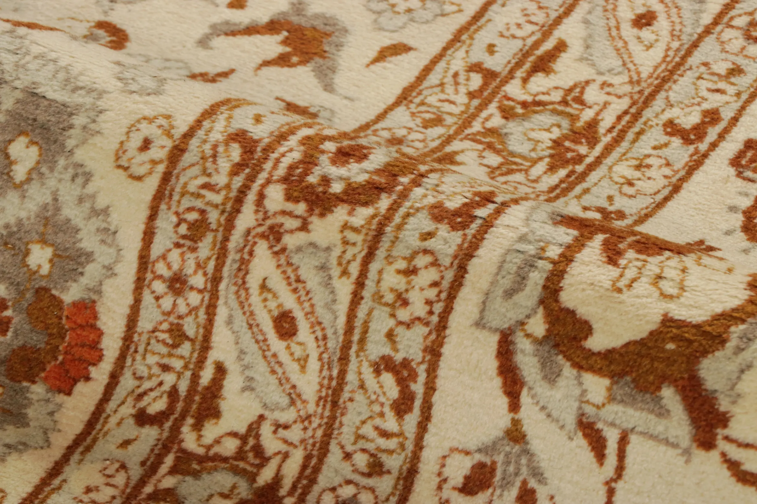 Oversized Vintage Kashan Persian Rug