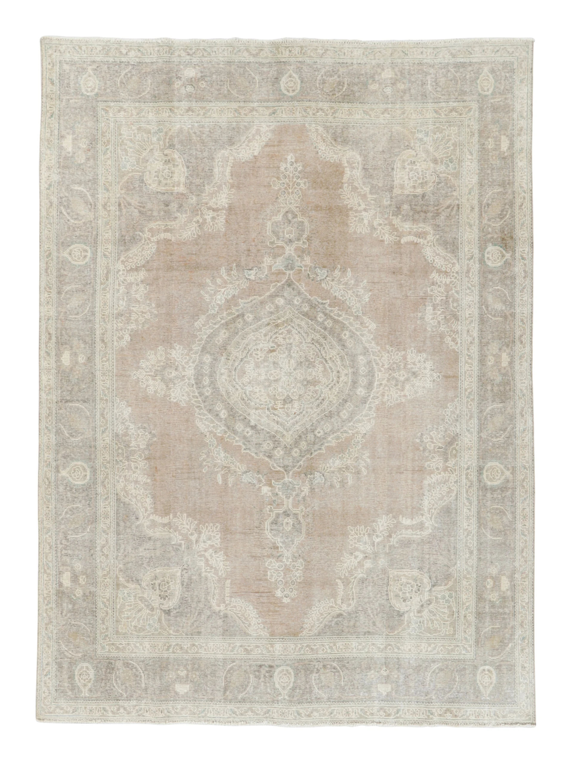 Vintage Persian Tabriz Rug