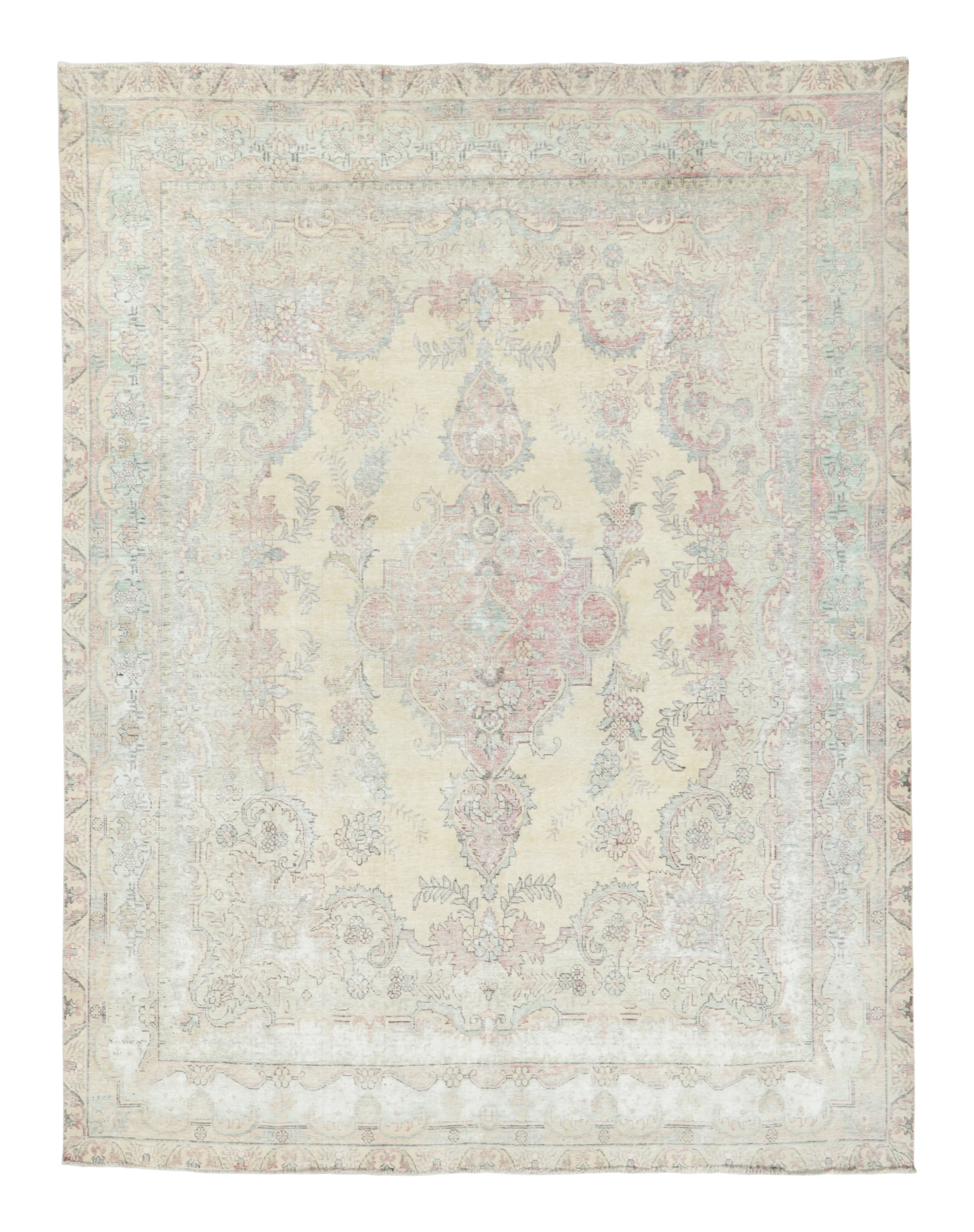 Vintage Persian Distressed Rug
