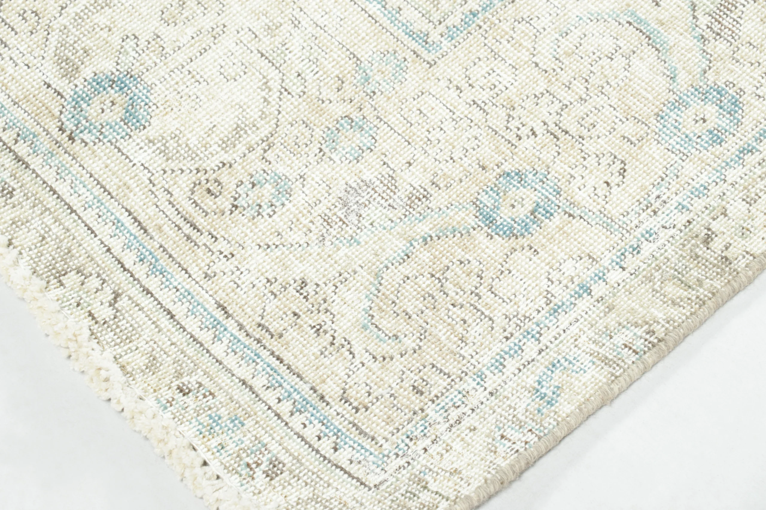 Vintage Persian Distressed Tabriz Rug