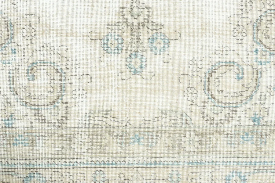 Vintage Persian Distressed Tabriz Rug