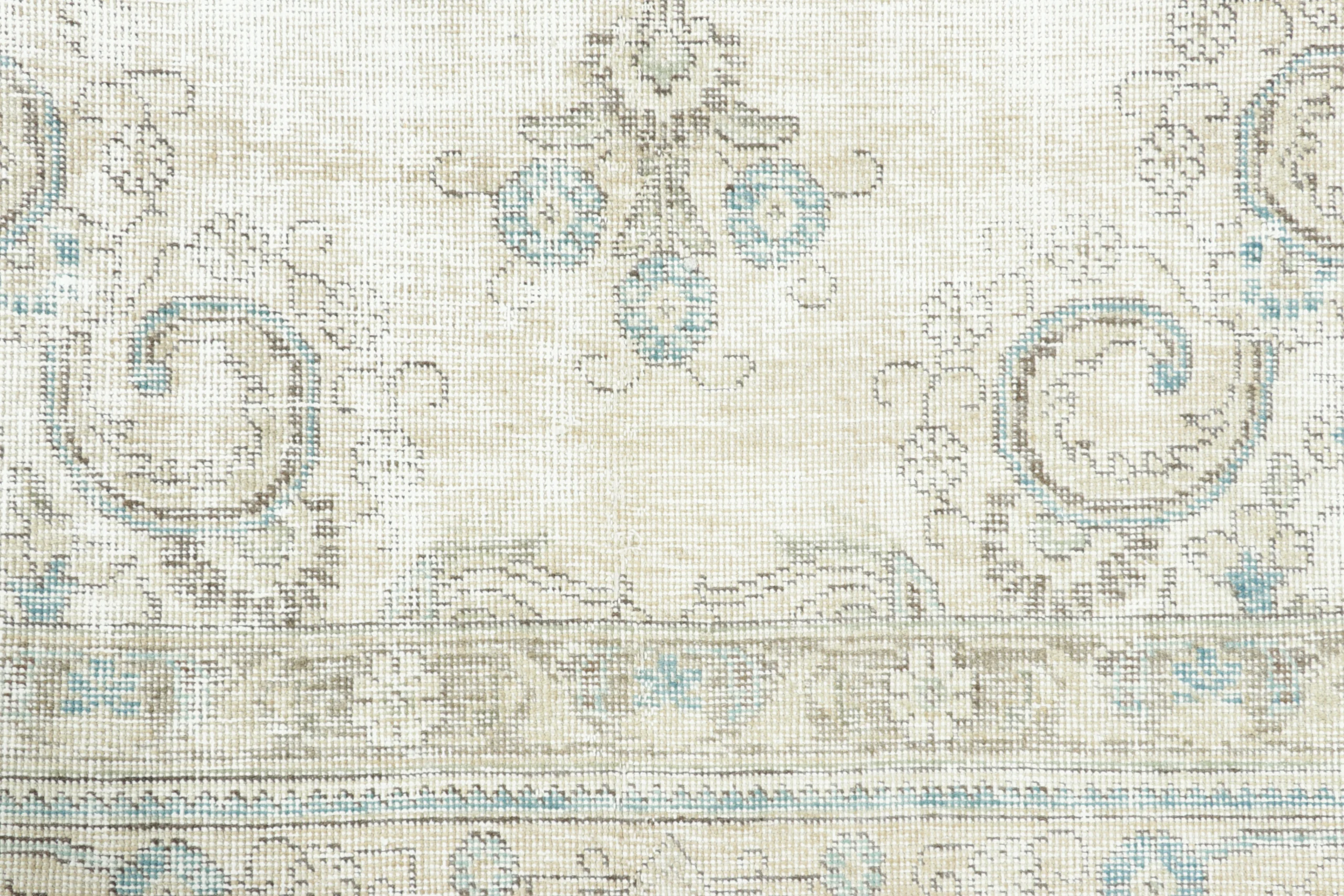 Vintage Persian Distressed Tabriz Rug