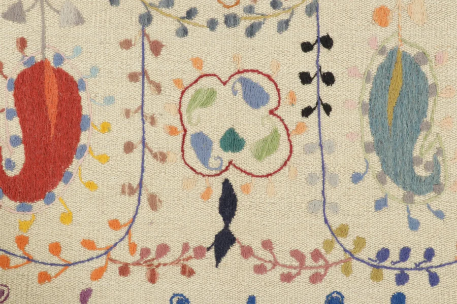 Modern Classic Suzani Kilim