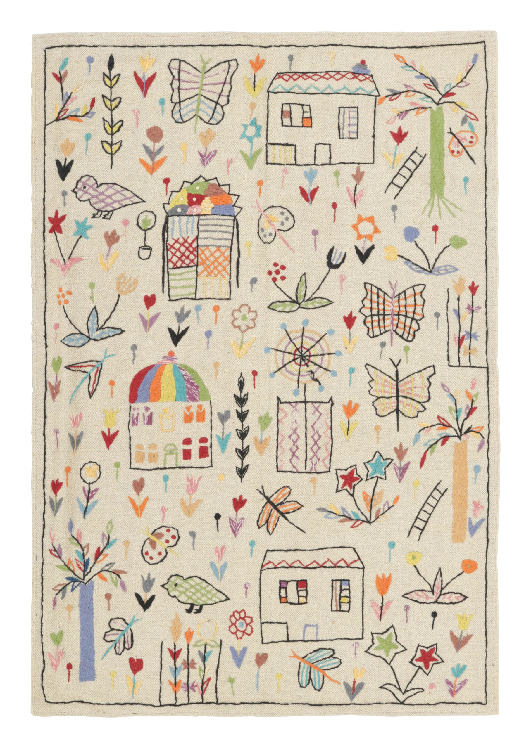 Modern Classic Suzani Kilim