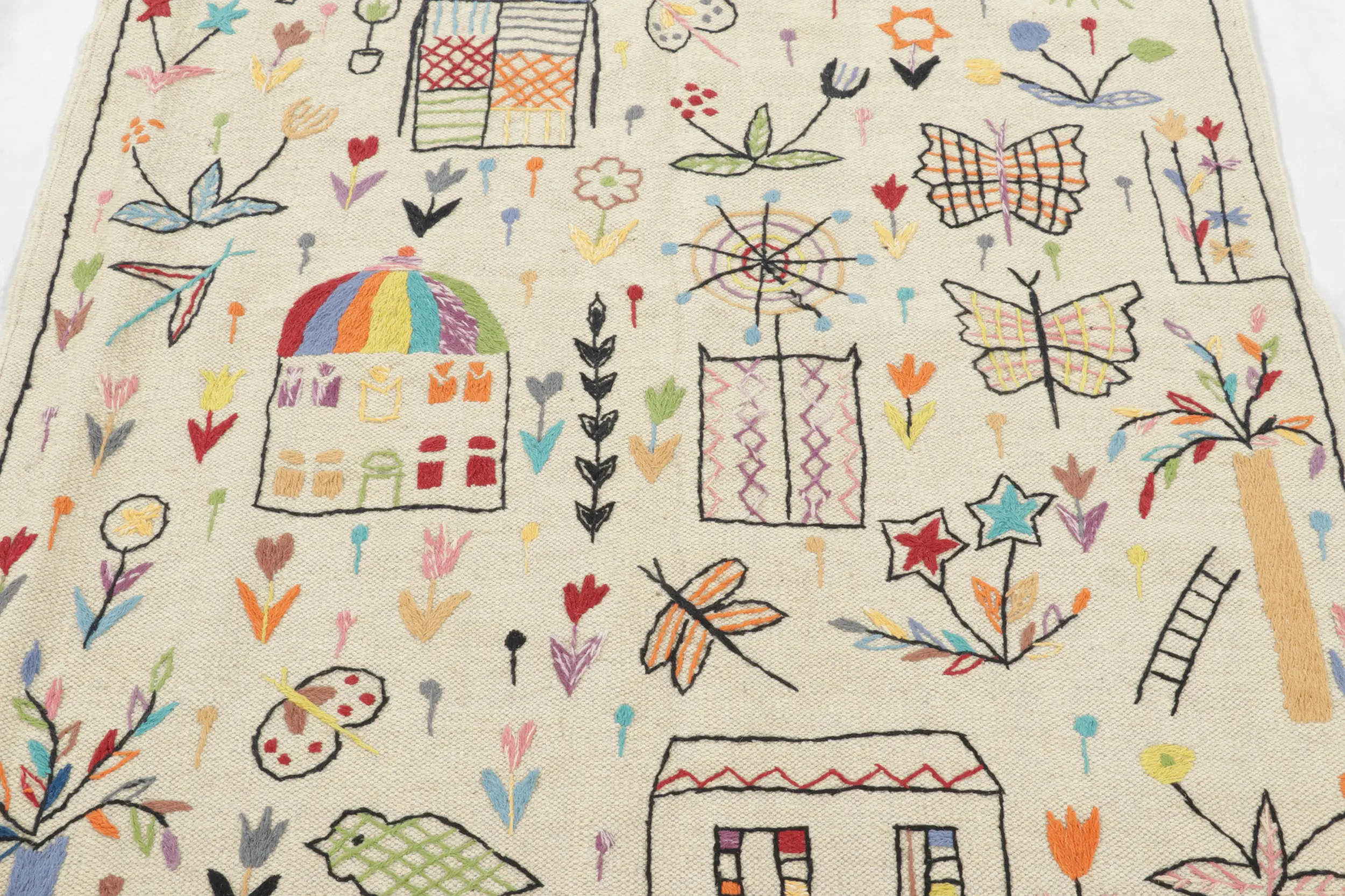 Modern Classic Suzani Kilim
