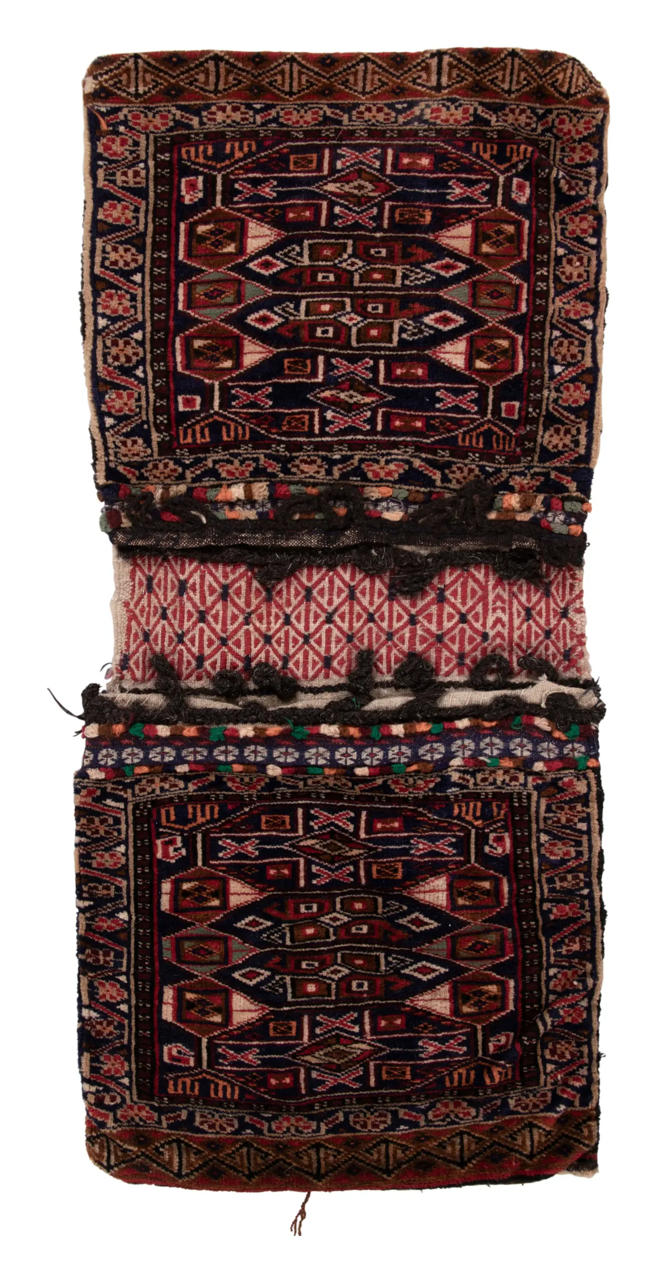 Antique Saddle Bag Runner Rug
