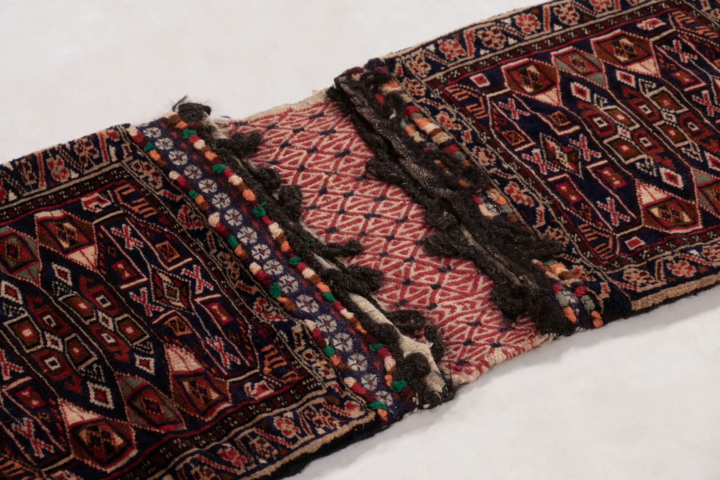 Antique Saddle Bag Runner Rug